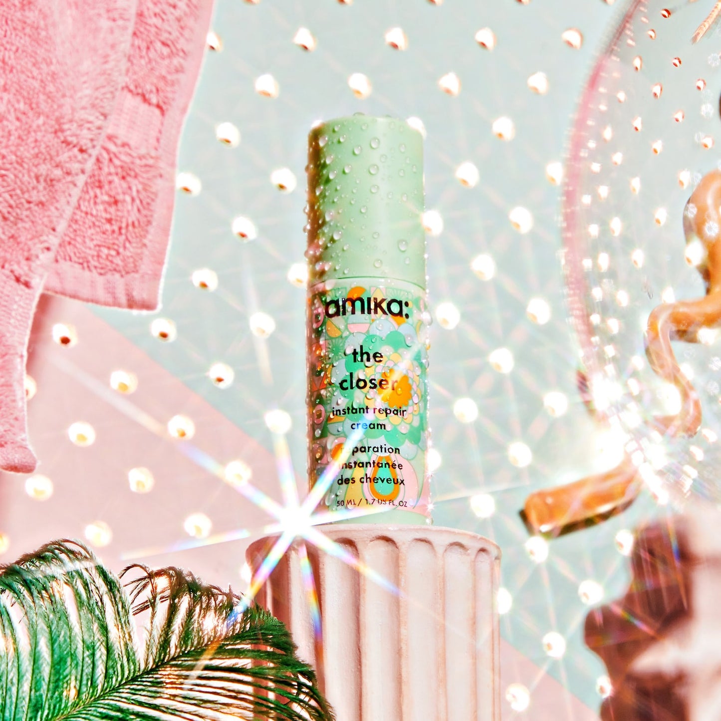 Amika The Closer Instant Split-End Hair Repair Cream 50ml – Seal, Smooth &amp; Strengthen in One Step