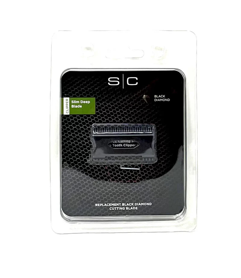 StyleCraft Cuchilla móvil de repuesto Black Diamond Slim Deep Tooth para máquina cortapelos