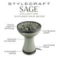 StyleCraft Sage 2-in-1 Diffuser & Hair Dryer – Professional