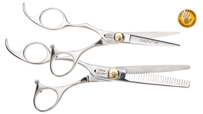 Olivia Garden SilkCut Shear & Thinner Case Deal — 5" / Left-handed, plain white background