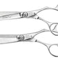 Olivia Garden SilkCut Shear & Thinner Case Deal — 6.5" / Right-handed, plain white background