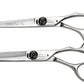 Olivia Garden SilkCut XL Barber Shear Case Deal — 6", plain white background