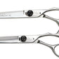 Olivia Garden SilkCut XL Barber Shear Case Deal — 7", plain white background