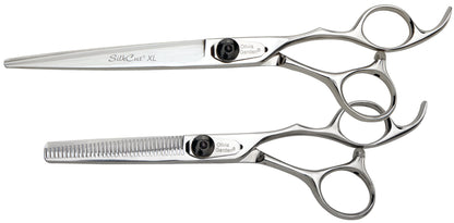 Olivia Garden SilkCut XL Barber Shear Case Deal — 7", plain white background