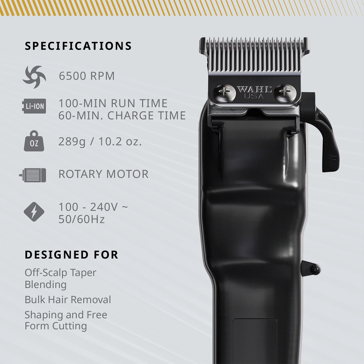 Wahl Super Taper X Cord/Cordless Clipper – #56469 — product image 7