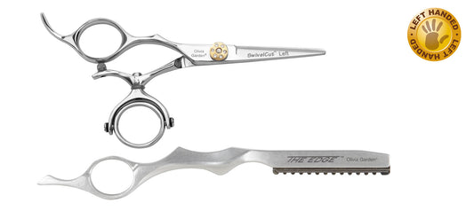 SwivelCut 5 in left-handed shear SW-C01LH — blade detail