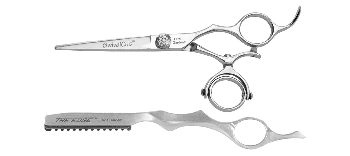 Olivia Garden SwivelCut Shear Case Deal — 5.75" shear / Right-handed, plain white background