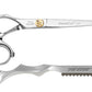 Olivia Garden SwivelCut 6.5 inch left-handed swivel-thumb shear case deal, on a plain white background