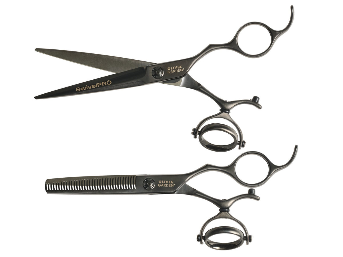 Olivia Garden SwivelPro Shear & Thinner Case Deal — 6.5", plain white background