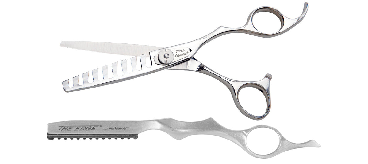 TextureCut 9-teeth chunking shear TC-C01 — blade detail