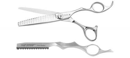 Olivia Garden TextureCut Shear & Razor Kit — 21 teeth, plain white background