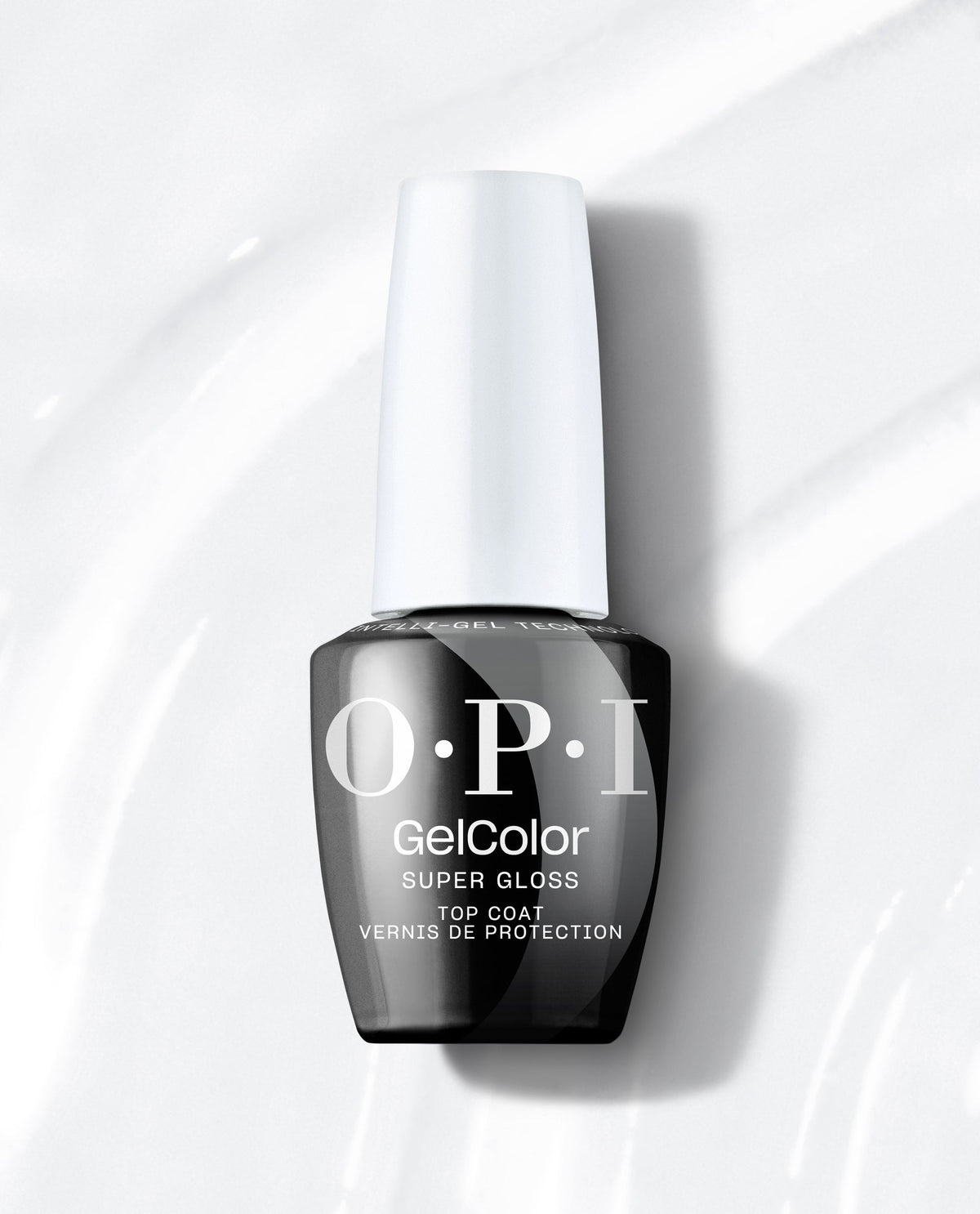 OPI GelColor Top Coats — GelColor Top Coat GelColor top coat 15 mL bottle, official OPI packshot
