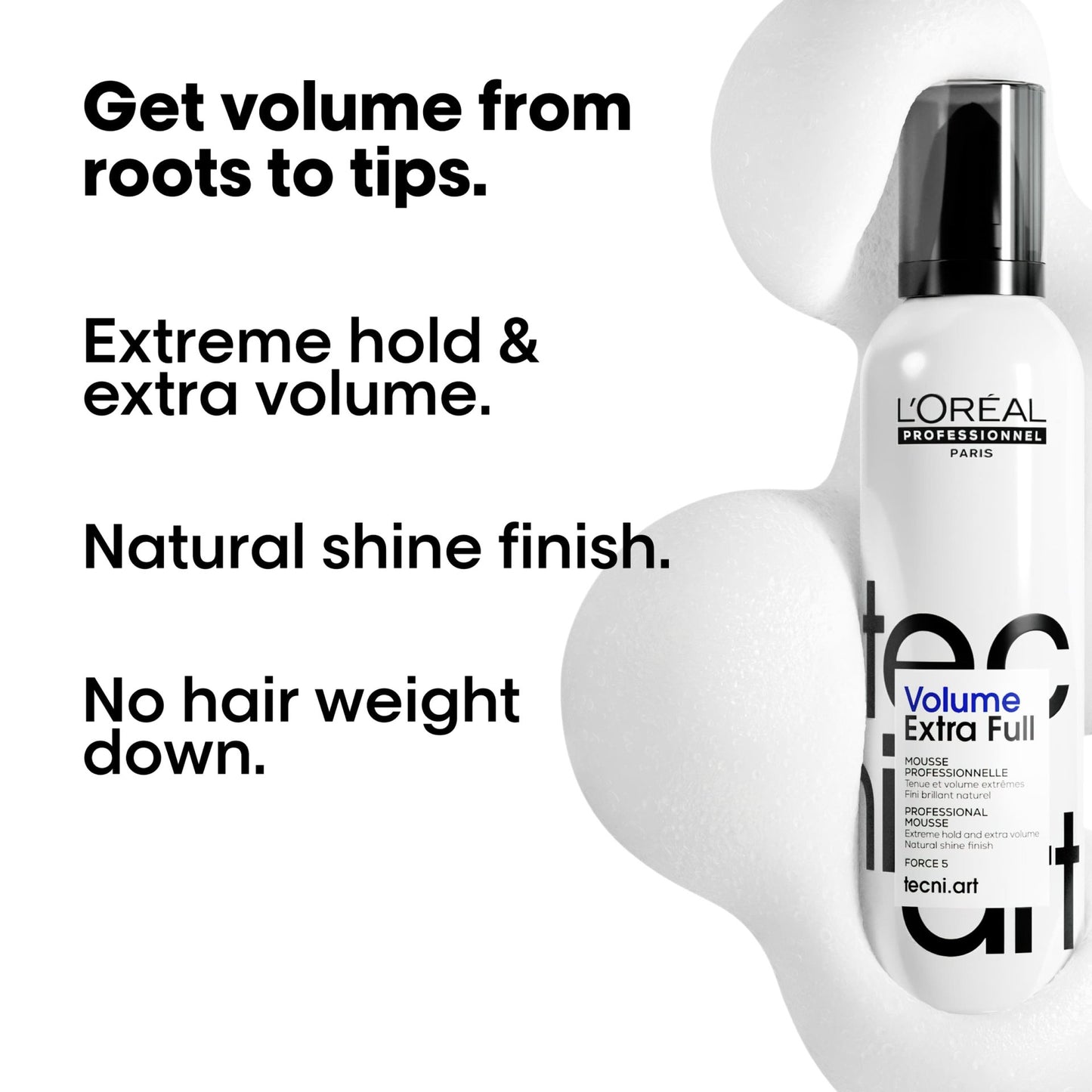 L'Oreal Tecni.Art Full Volume Extra Mousse 250ml -