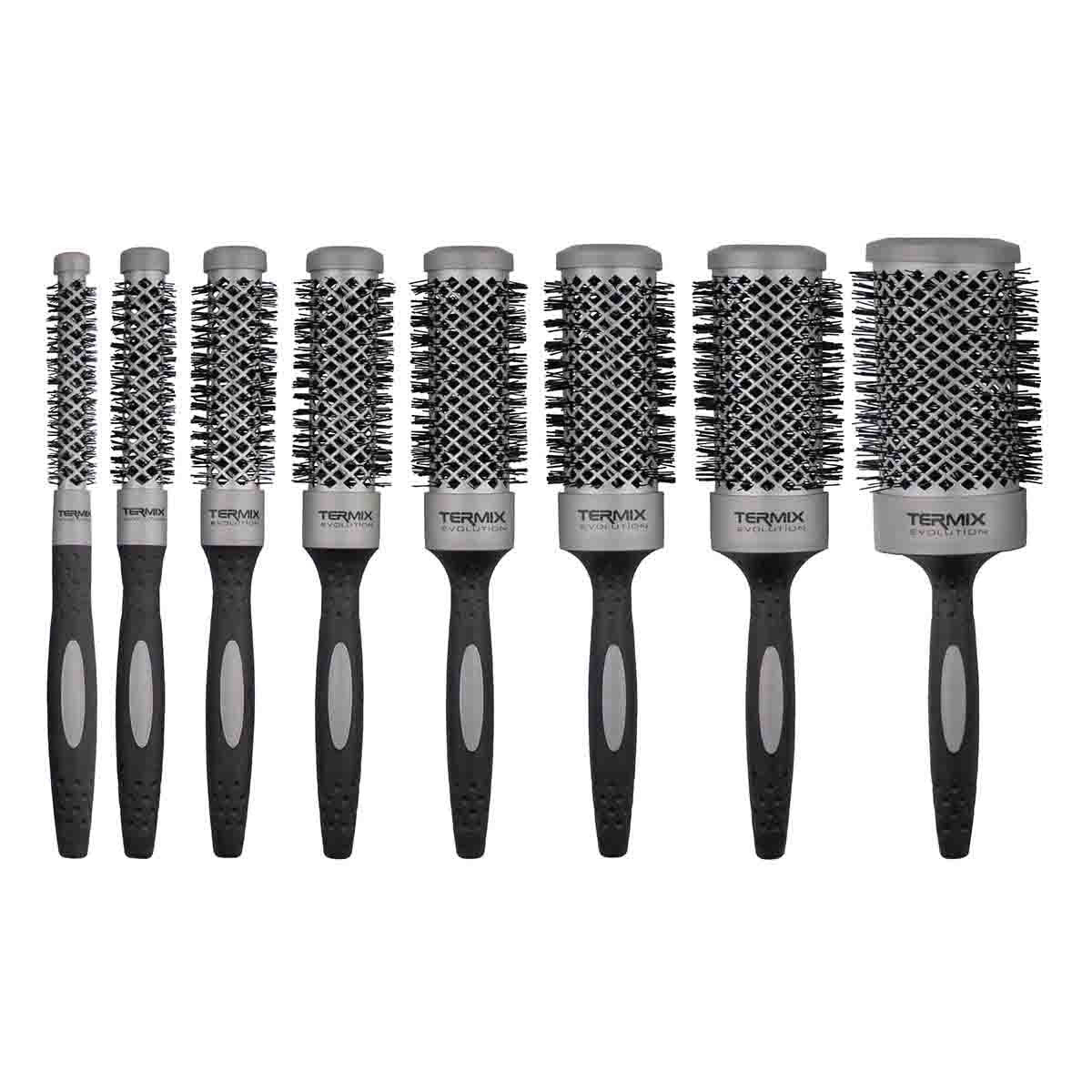 Termix Evolution Basic thermal round brushes, full range of barrel diameters