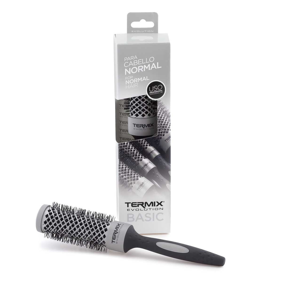 Termix Evolution Basic thermal round brush for medium hair with its box