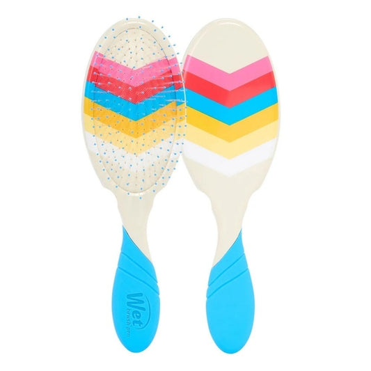 Wetbrush Pro Detangler Retro Swirl — Blue detangling brush, product photo