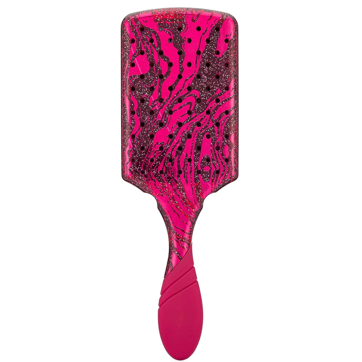 Wetbrush Pro Paddle Detangler Mineral Sparkle — Red paddle brush, product photo