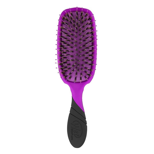 Wetbrush Pro Shine Enhancer — Purple boar bristle brush, product photo