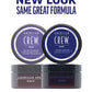 American Crew Whip Lightweight Styling Cream — new look, same great formula card showing the previous and current Whip tub packaging