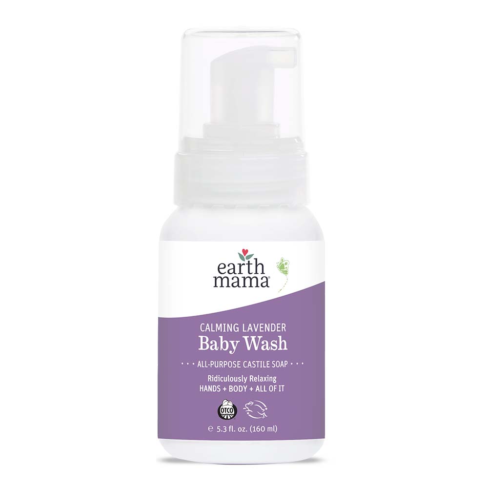 Calming Lavender Castile Baby Wash 5.3 fl. oz. (160 ml) - ProCare Outlet by Earth Mama