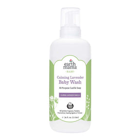 Calming Lavender Castile Baby Wash 5.3 fl. oz. (160 ml) - ProCare Outlet by Earth Mama