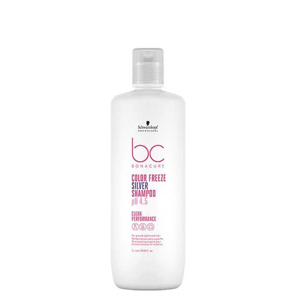 Schwarzkopf Professional BC Color Freeze Plata Champú 1000ml