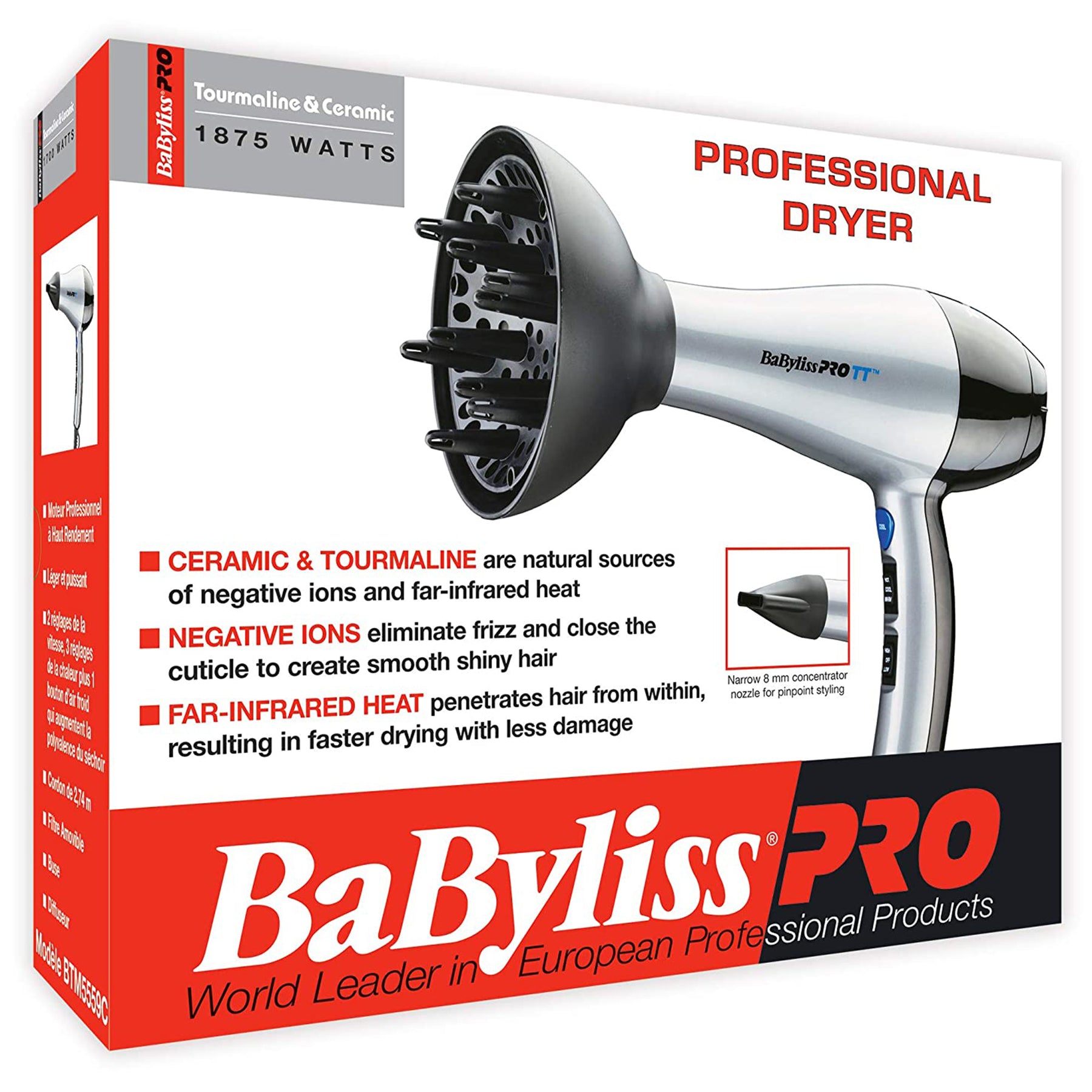 BaBylissPRO Tourmaline and Ceramic Hairdryer