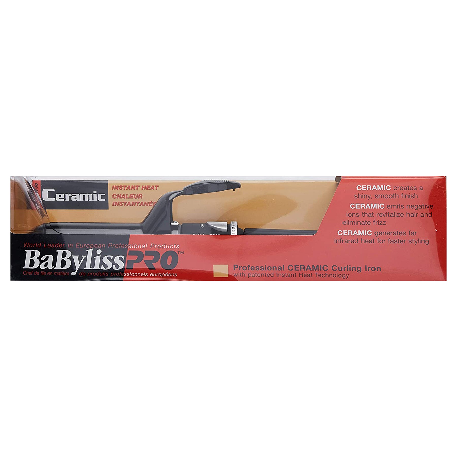 BaBylissPRO 1-1/4" Ceramic Curling Iron