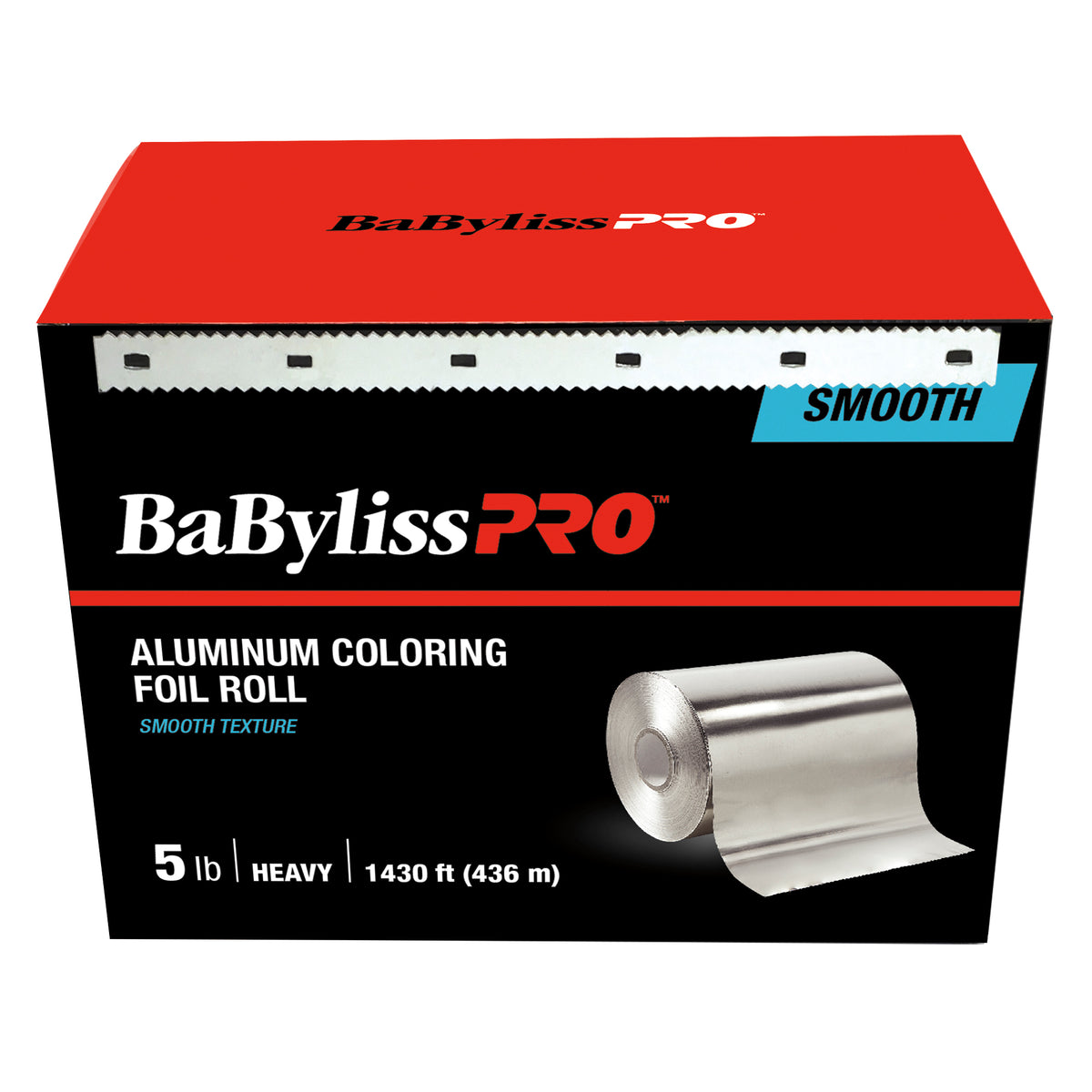 BaBylissPRO Aluminum Coloring Foil Roll, 1430 Feet