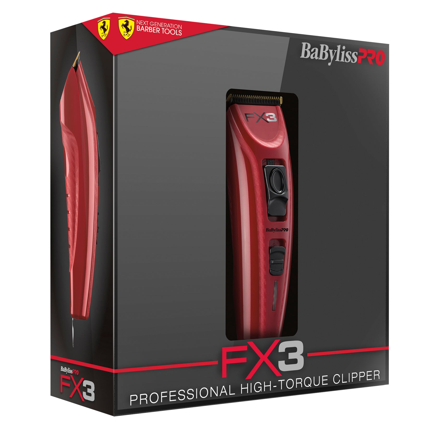 BaBylissPRO FX3 Ferrari-Designed Engine Clipper