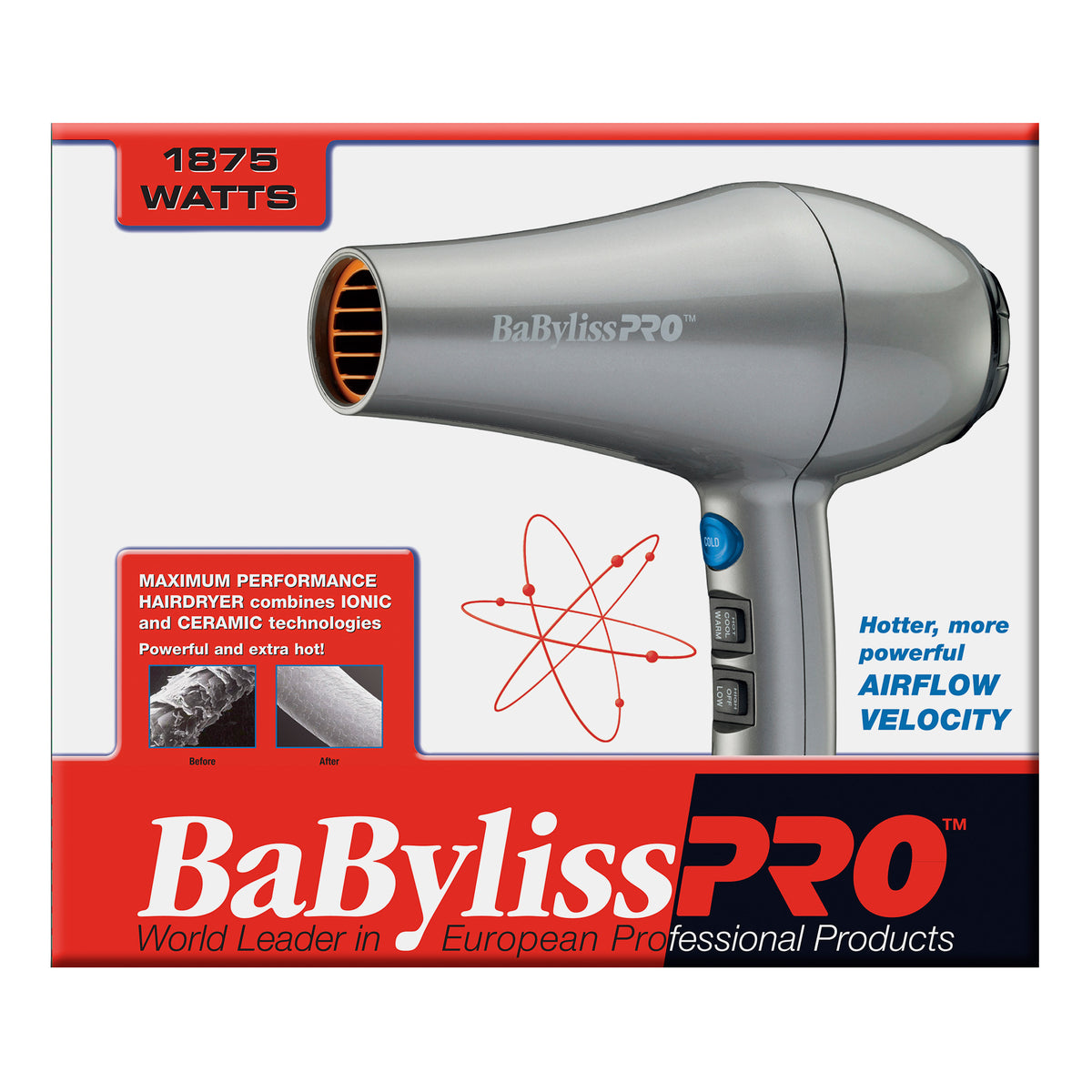 BaBylissPRO Ionic and Ceramic Hairdryer