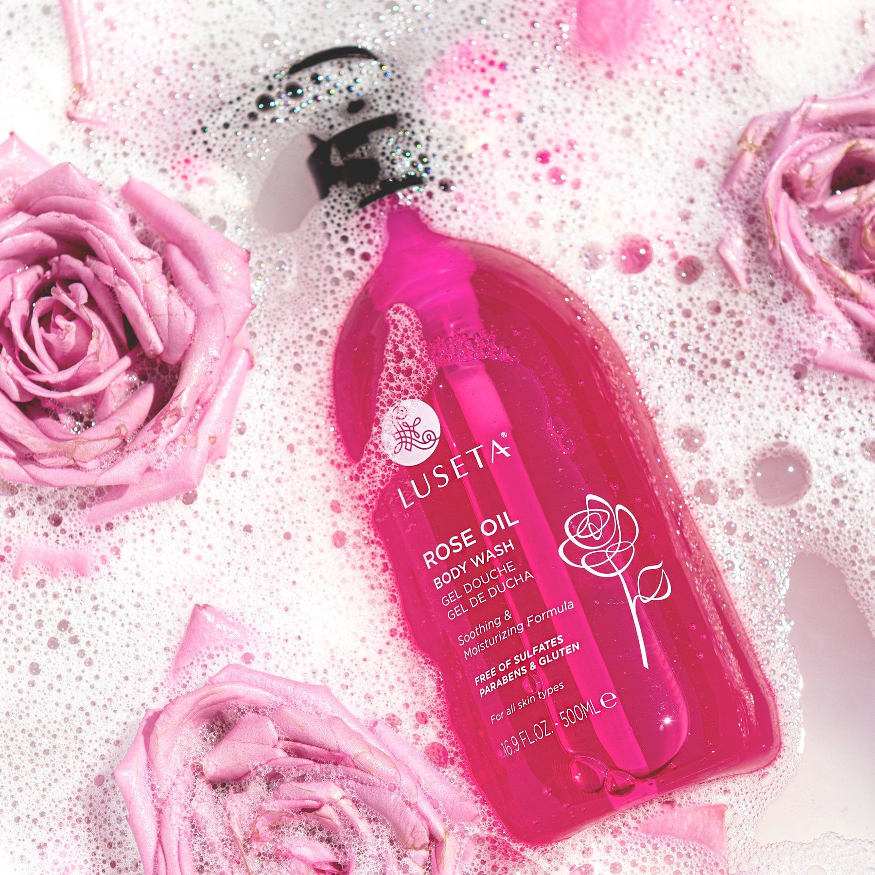 Rose Oil Body Wash - by Luseta Beauty |ProCare Outlet|