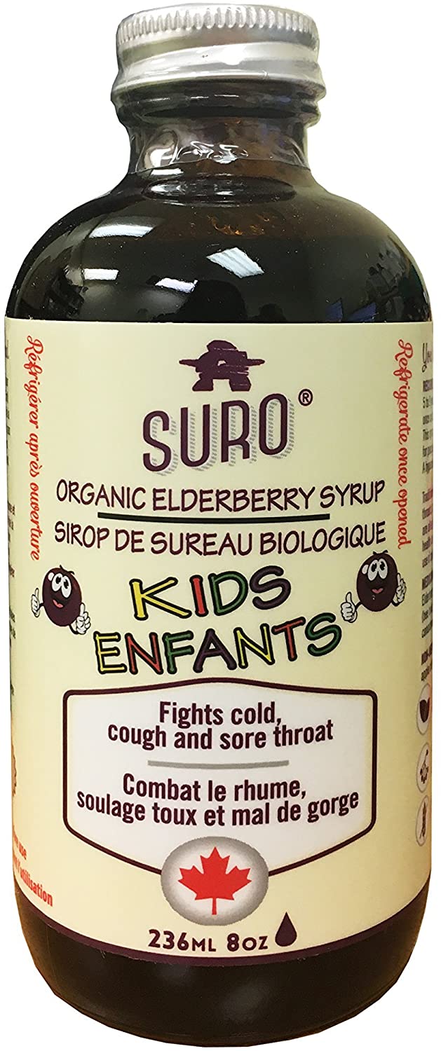 Suro Organic Elderberry Syrup for Kids 236 ml - ProCare Outlet by SURO