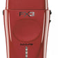 BaByliss PRO FXX3S FX3 Collection Red High-Speed Off-Set Double Foil Shaver NEW