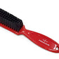 Prohair Fade & Blade/Clipper Cleaning Red Brushes with Neck Paper Self Suction Dispenser – (2 In 1 Price) - ProCare Outlet by Prohair