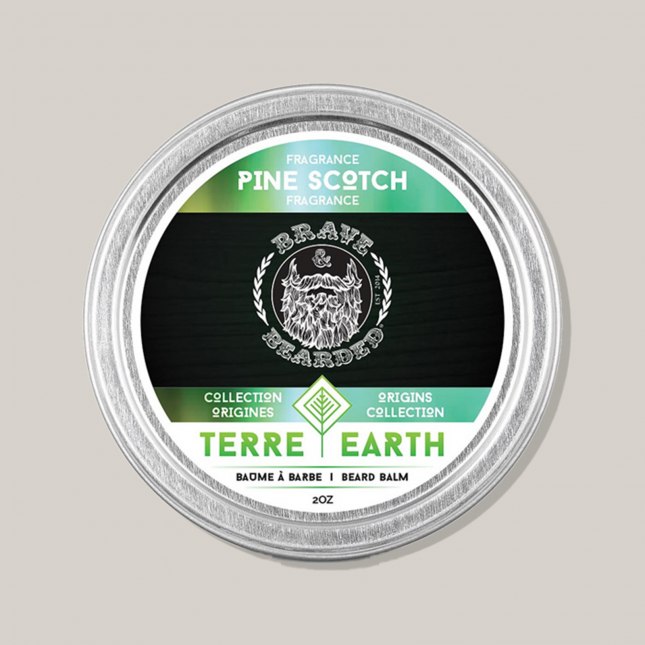 Brave & Bearded - Pine Scotch Earth Beard Balm |2 oz| - ProCare Outlet by Brave & Bearded