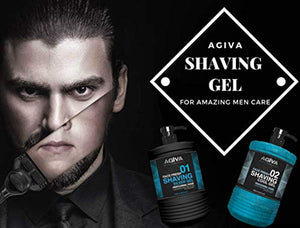 Agiva - Transparent Shaving Gel 02 Moisturize Impact 1L - ProCare Outlet by Agiva
