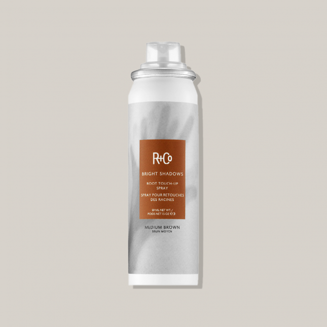 R+CO - Medium Brown Bright Shadows Root Touch-Up Spray |1.5 oz| - ProCare Outlet by R+CO