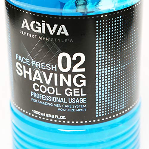 Agiva - Transparent Shaving Gel 02 Moisturize Impact 1L - ProCare Outlet by Agiva