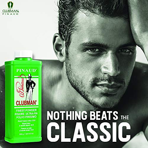 Clubman Pinaud Finest Powder - World Famous Since 1810, Skin Irritation Relief, 9 oz./255 g. - ProCare Outlet by Clubman