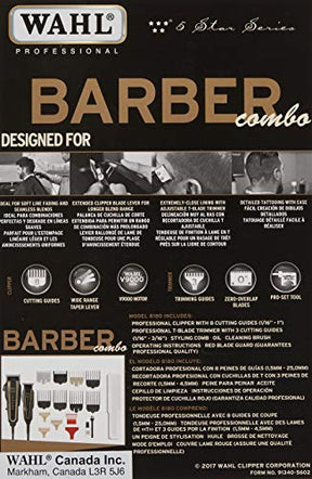 Wahl 5-Star Barber Combo #56272 - Legend Clipper and Hero T-Blade Trimmer