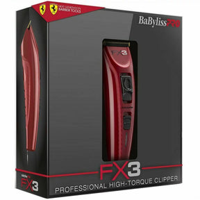 Babyliss Pro RED Ferrari Designed X3 Cord/Cordless, Adjustable Clipper FXX3C