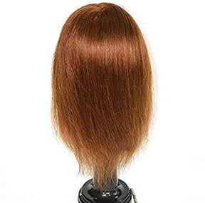 Prohair Mannequin Head Female - Mannequin Training Head Suitable for Coloring Blow Drying Bleaching Cutting, 100% Humun Hair High Density - ProCare Outlet by Prohair