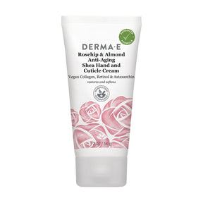 Rosehip & Almond Anti-Aging Shea Hand and Cuticle Cream - by DERMA E |ProCare Outlet|