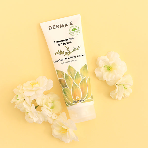 Lemongrass & Thyme Tone-Correcting Shea Body Lotion - by DERMA E |ProCare Outlet|