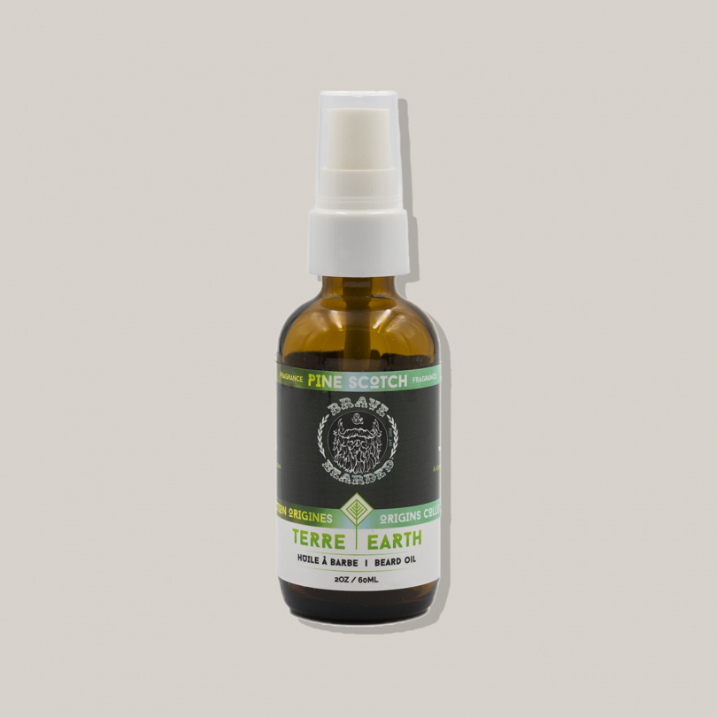 Brave & Bearded - Pine Scotch - Earth Beard Oil |2 oz| - by Brave & Bearded |ProCare Outlet|