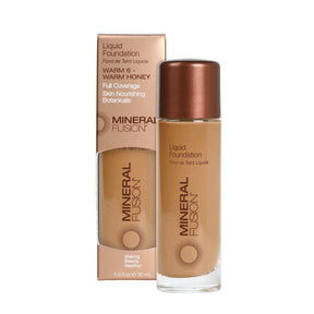 Liquid Foundation - Warm 6 - Warm Honey / 1.0 fl.oz - by Mineral Fusion |ProCare Outlet|