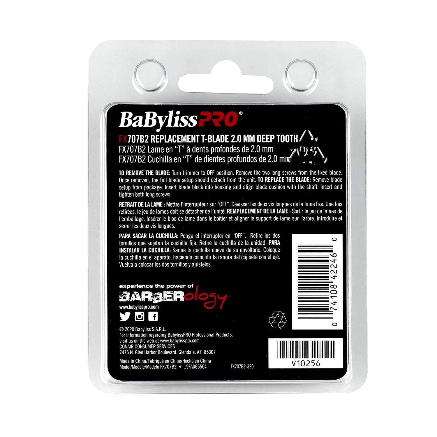 BaBylissPRO Replacement Deep Tooth FX707B2 - ProCare Outlet by BabylissPro