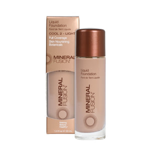 Liquid Foundation - Cool 2 - Light / 1.0 fl.oz - by Mineral Fusion |ProCare Outlet|