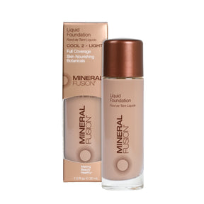 Liquid Foundation - Cool 2 - Light / 1.0 fl.oz - by Mineral Fusion |ProCare Outlet|